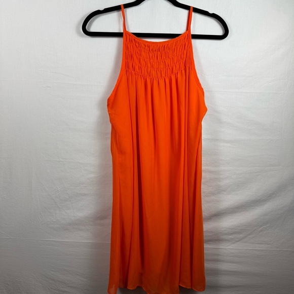 NWT Michele Sleeveless Orange Dress Women’s Size M - Picture 1 of 6